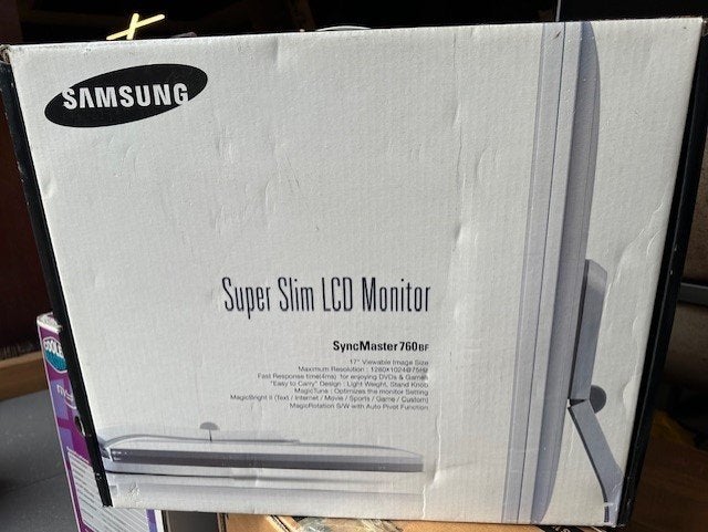 Samsung SyncMaster 760BF Super Slim LCD Monitor, Computers en Software, Nieuw, Ophalen of Verzenden, Overige typen, Samsung