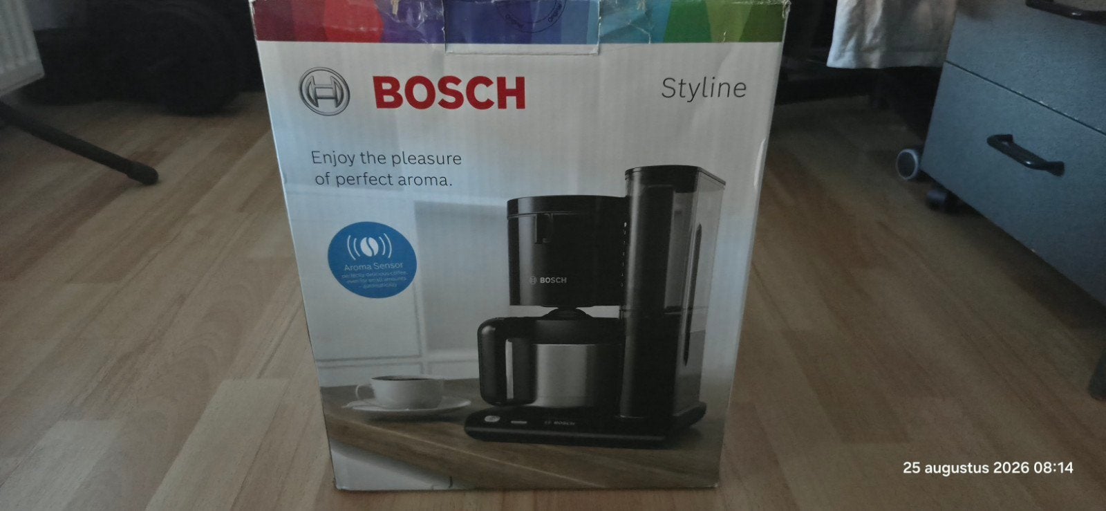 Bosch Styline koffiezetapparaat, Witgoed en Apparatuur, Koffiezetapparaten, Afneembaar waterreservoir, 10 kopjes of meer, Ophalen of Verzenden