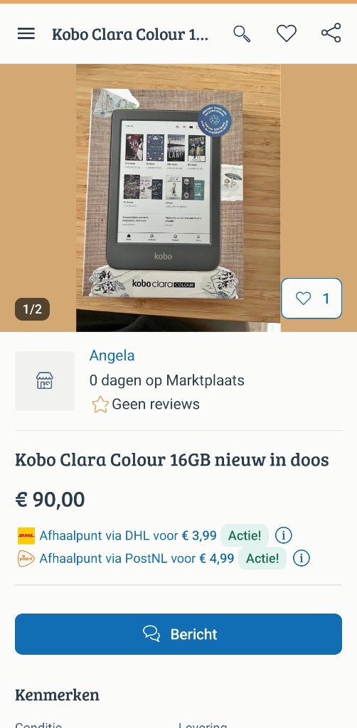 GRATIS kobo clara GRATIS zie tekst, Computers en Software, Ophalen of Verzenden