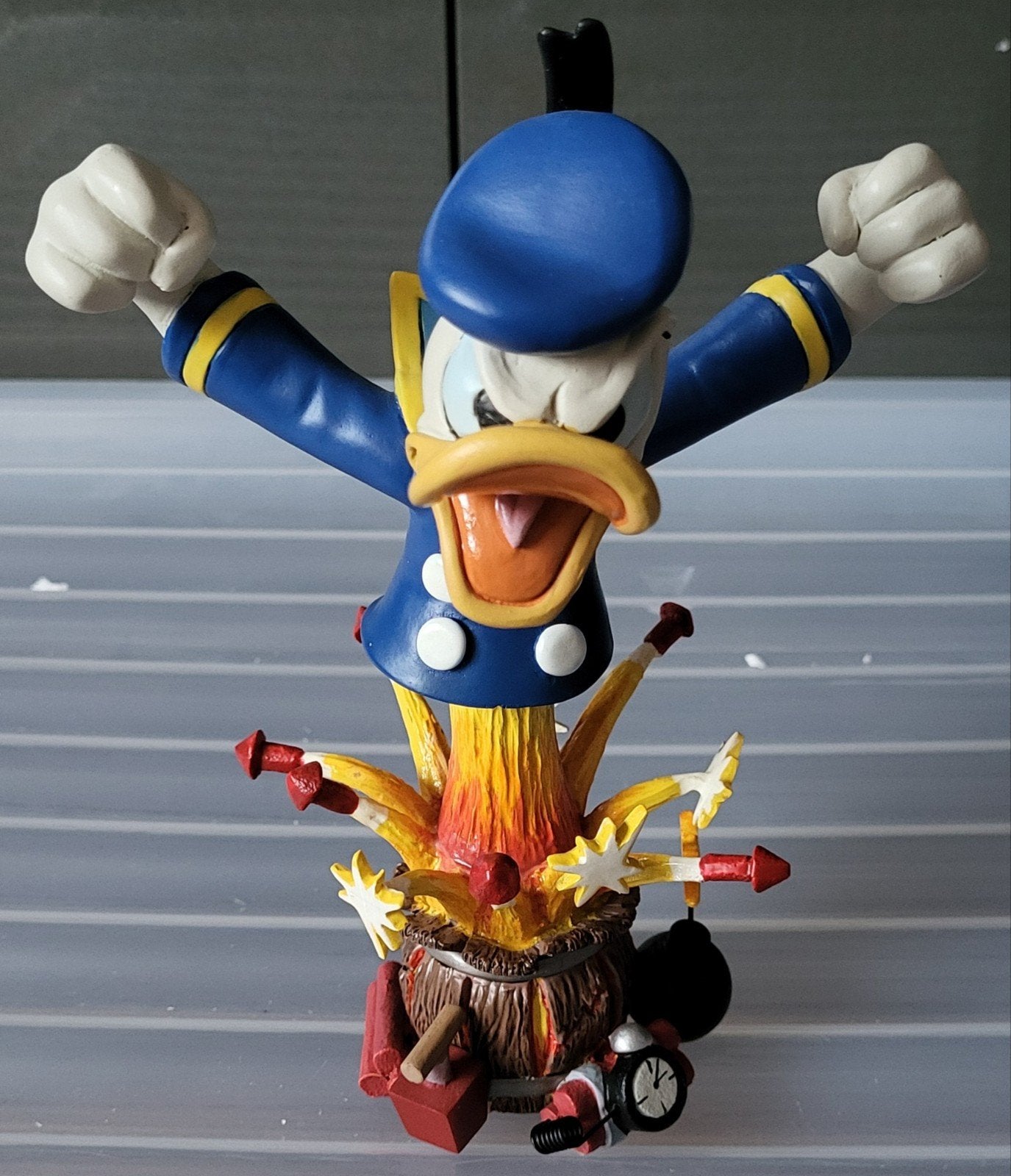 Disney showcase Grand Jester beeld Donald Duck, Verzamelen, Disney, Ophalen, Donald Duck, Nieuw, Beeldje of Figuurtje