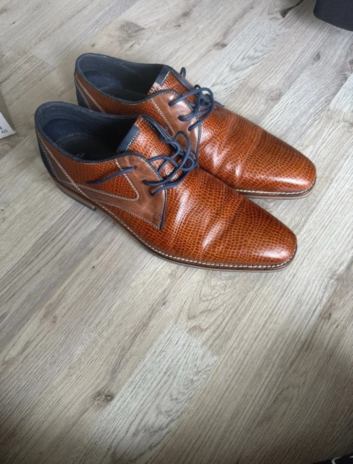 Herenschoenen Piure, Kleding | Heren, Bruin, Overige typen, Ophalen of Verzenden, Zo goed als nieuw