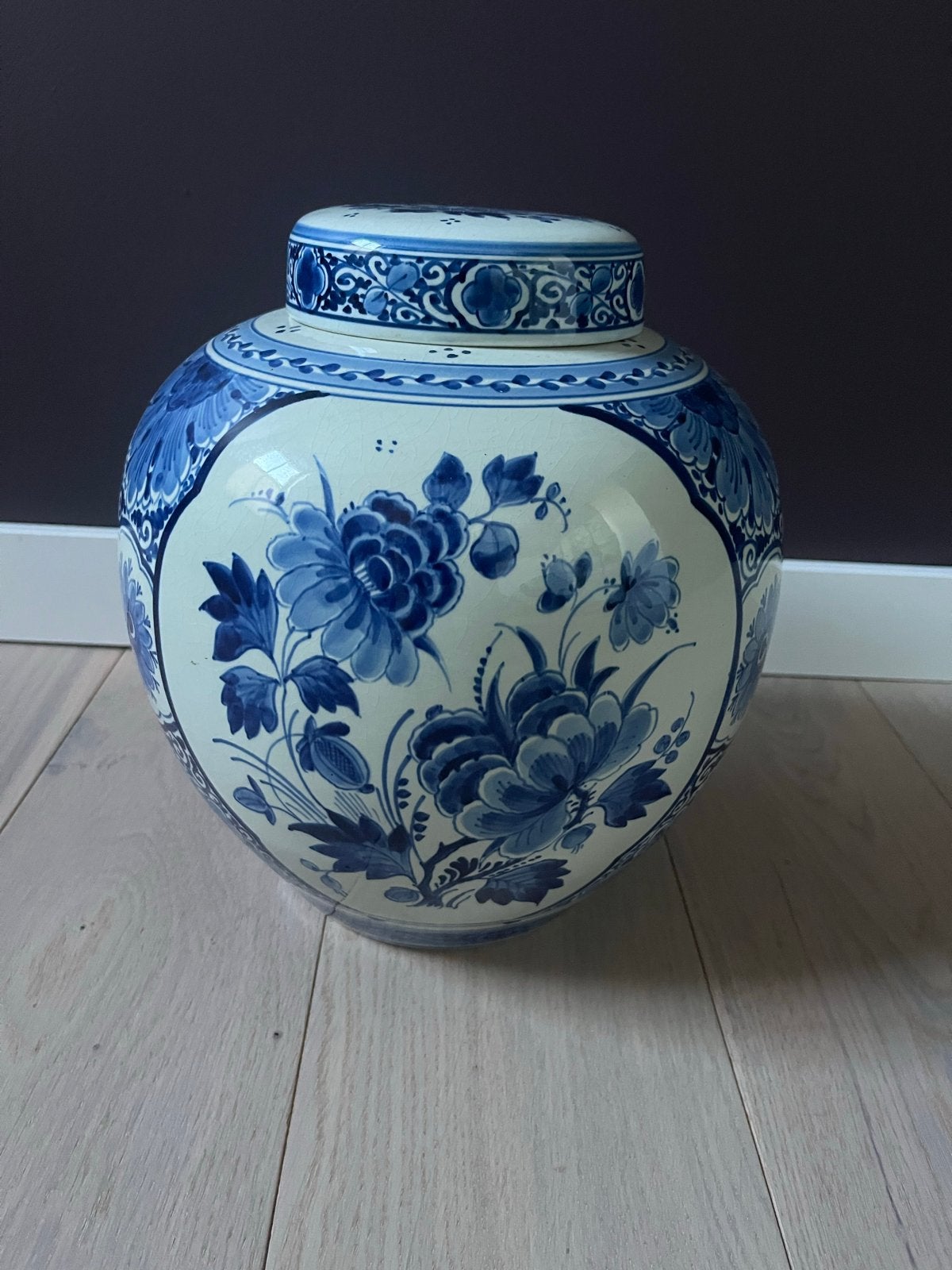 Grote antieke gemberpot van De Porceleyne Fles, Verzenden