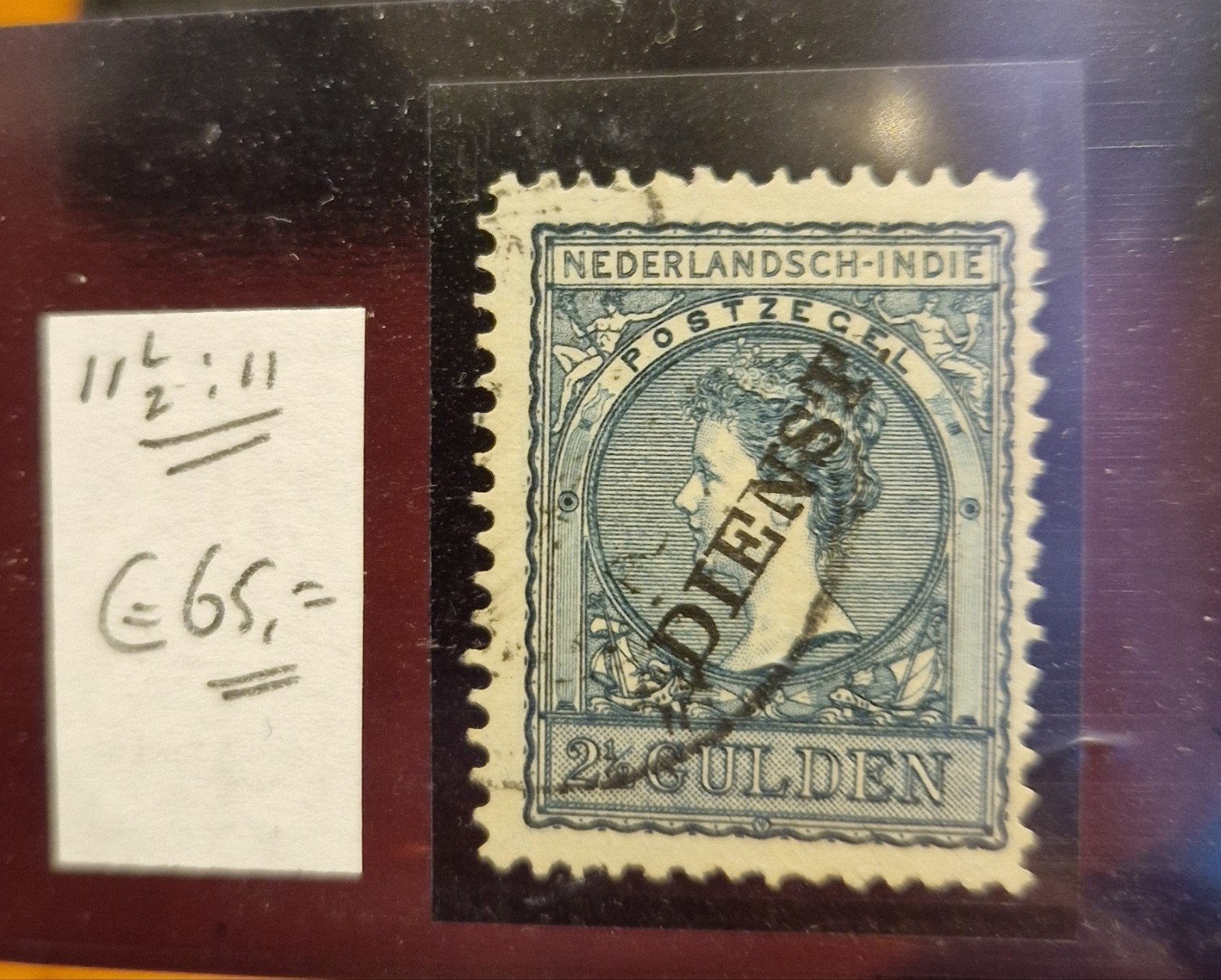 Nederlands Indië NVPH D27B dienst, Ophalen of Verzenden, Gestempeld, Nederlands-Indië