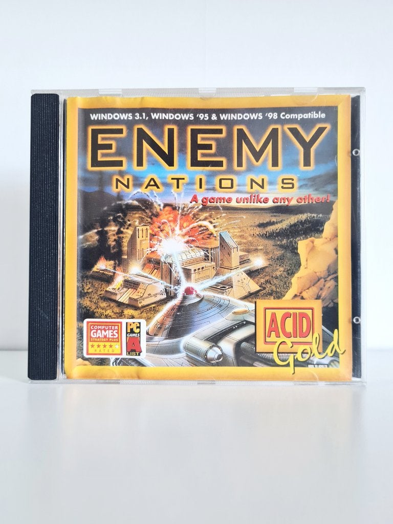 Enemy Nations - PC cd-rom, Spelcomputers en Games, Games | Pc, 1 speler, Ophalen of Verzenden, Zo goed als nieuw, Vanaf 3 jaar
