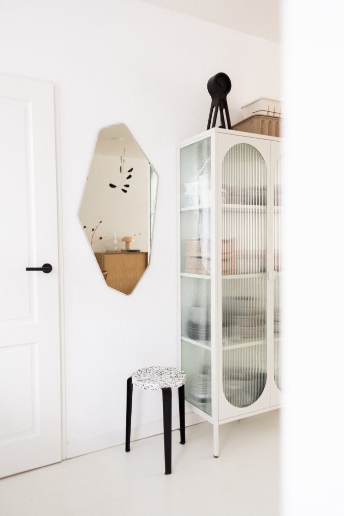 Spiegel Jysk, Huis en Inrichting, Woonaccessoires | Spiegels, Ophalen, 100 tot 150 cm, Zo goed als nieuw, Overige vormen