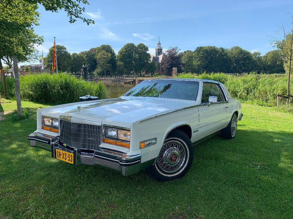 Cadillac Eldorado Biarritz 4.1 AUT 1983 Wit, Auto's, 136 pk, 8 cilinders, 1700 kg, Wit