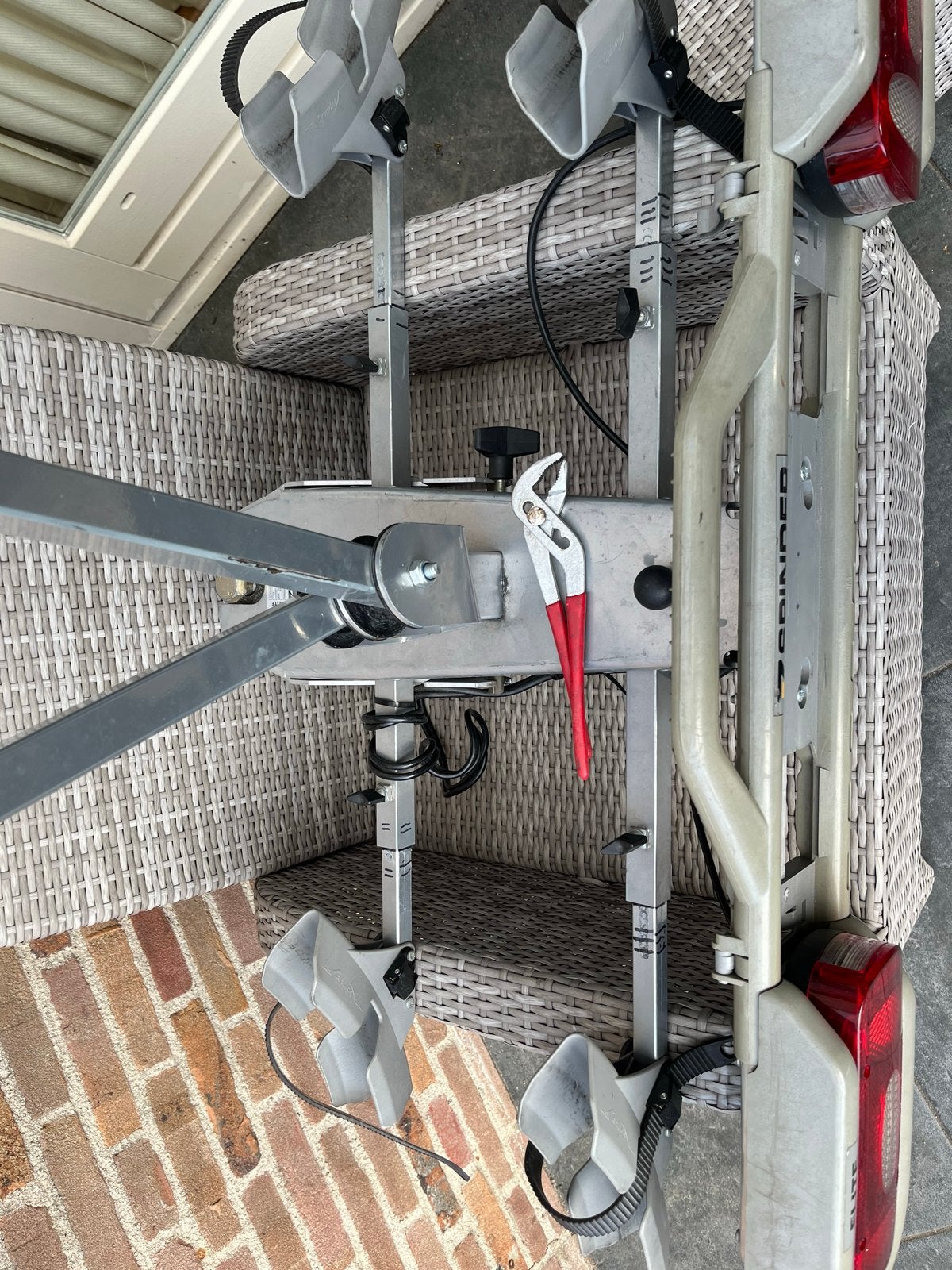 Spinder Elite Trekhaakdrager - Geschikt voor 2 fietsen, Auto diversen, Ophalen, Gebruikt, 2 fietsen, Trekhaakdrager