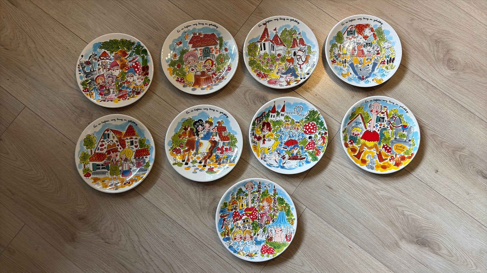 Ontbijtborden groot Blond Amsterdam / Efteling, Blond Amsterdam, Ophalen of Verzenden, Zo goed als nieuw, Bord(en)
