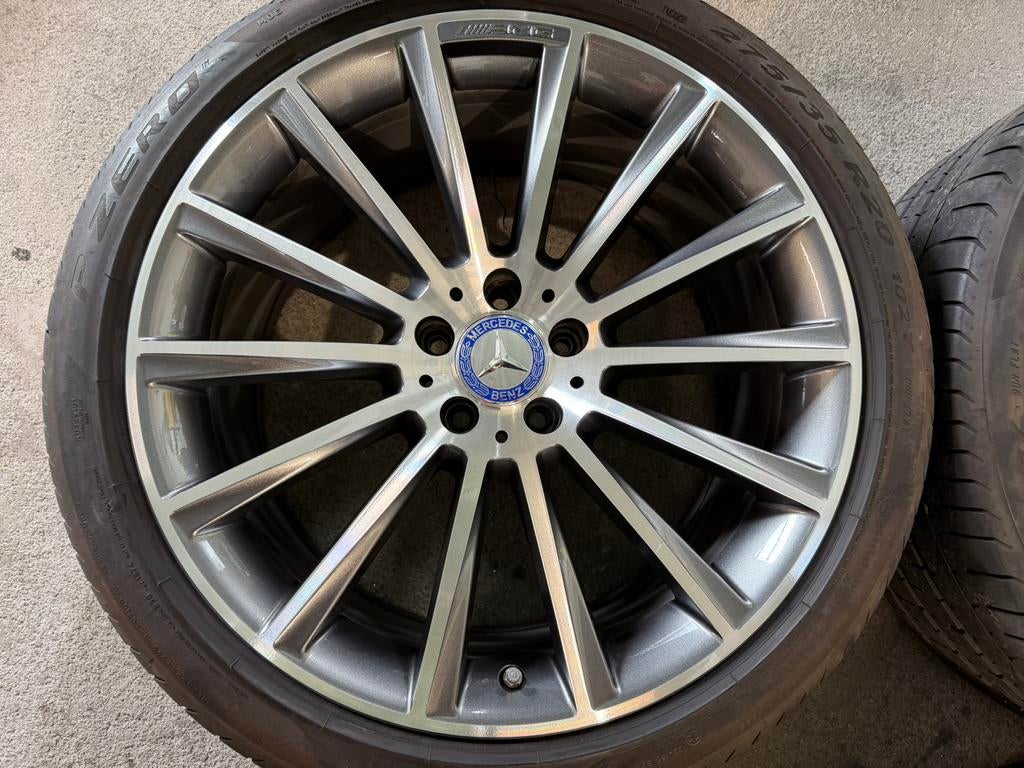 20 inch Origineel Mercedes S klasse velgen met Banden, Auto-onderdelen, Banden en Velgen, Banden en Velgen, Ophalen of Verzenden