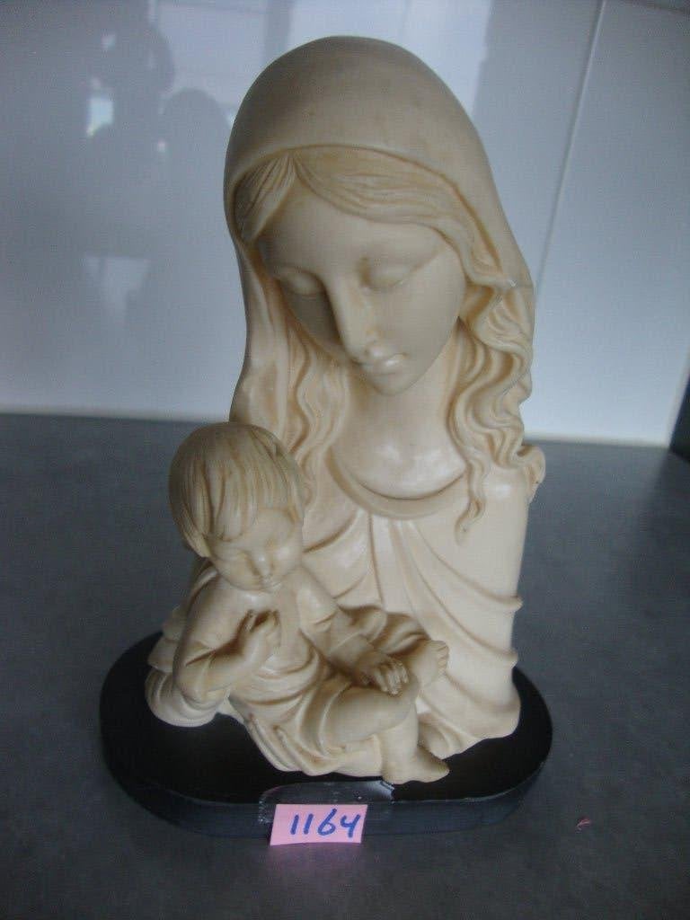Vintage A. Santini Maria met Kind Beeldje, Antiek en Kunst, Ophalen of Verzenden