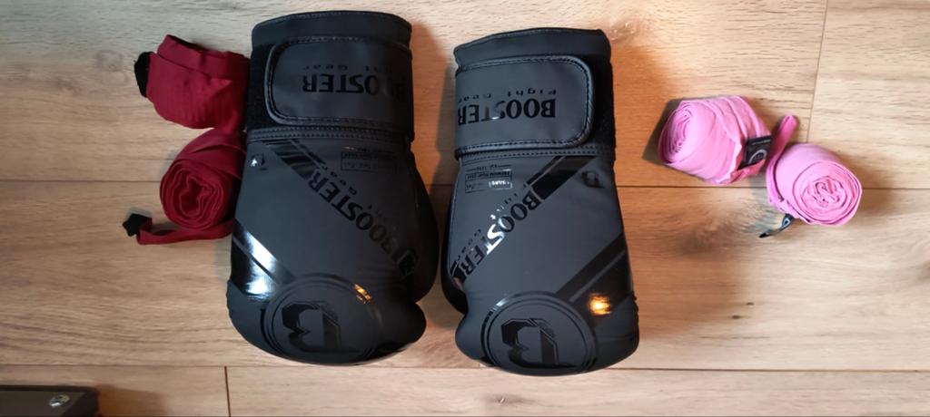 Booster Bokshandschoenen 14oz met bandages, Ophalen of Verzenden, Nieuw, Bokshandschoenen