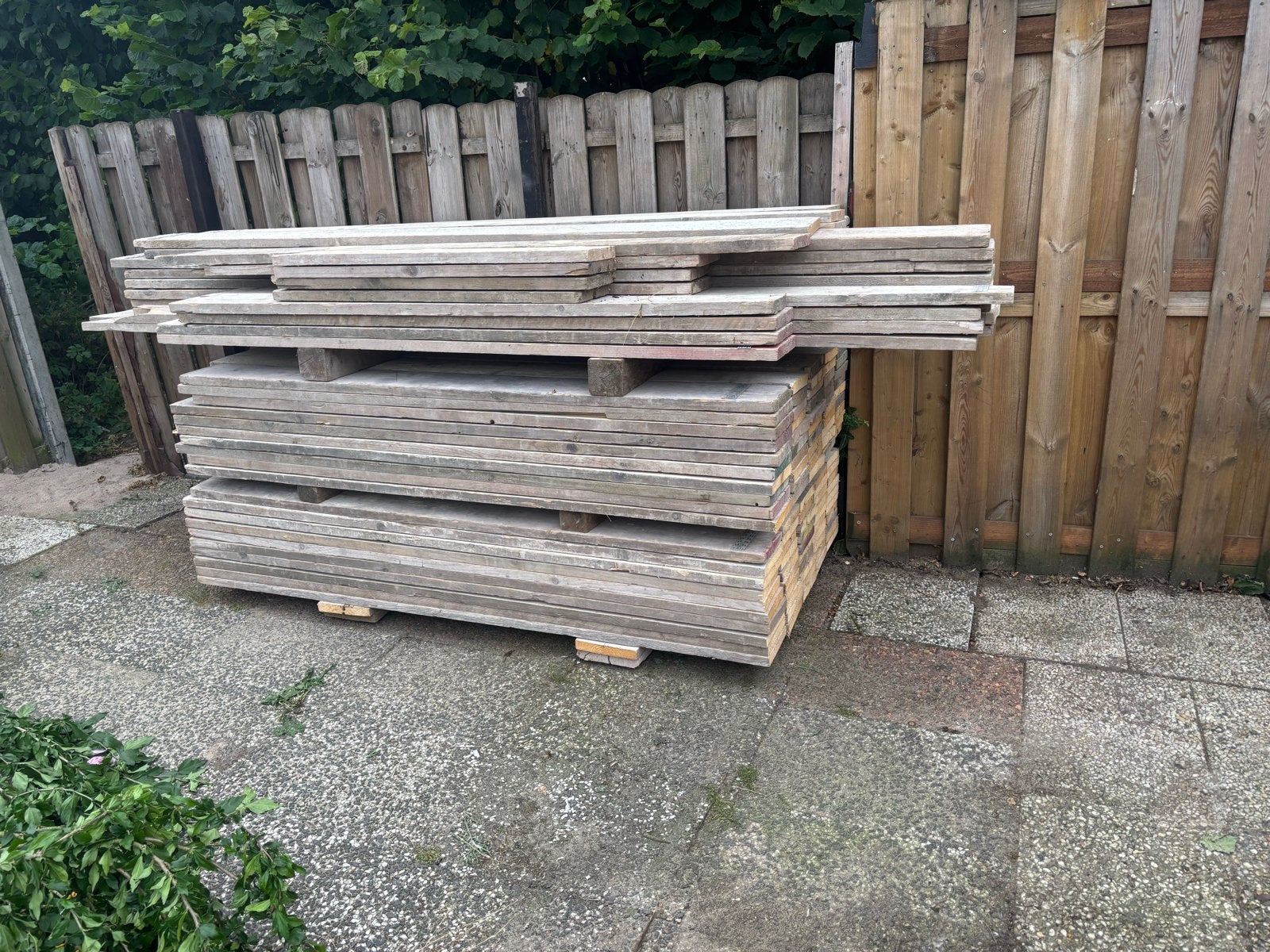 Steigerplanken steigerhout, Doe-het-zelf en Verbouw, Hout en Planken, Ophalen, Gebruikt, 25 tot 50 mm, 200 tot 250 cm