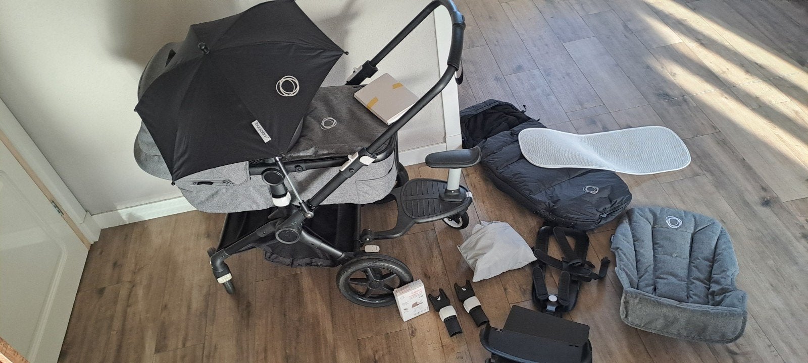 Bugaboo Fox complete kinderwagen met accessoires, Bugaboo, Ophalen of Verzenden, Zo goed als nieuw, Combiwagen