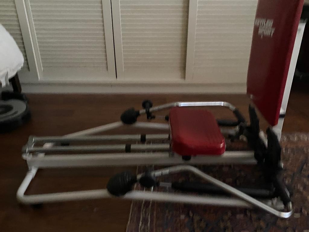 Hometrainer - roeiapparaat, Ophalen, Buik, Zo goed als nieuw, Metaal