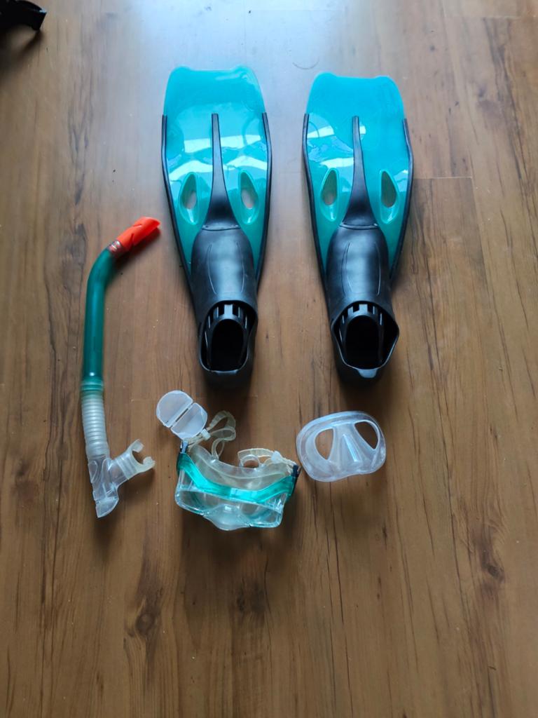 Zwemvliezen en toebehoren, Ophalen, Snorkelvinnen