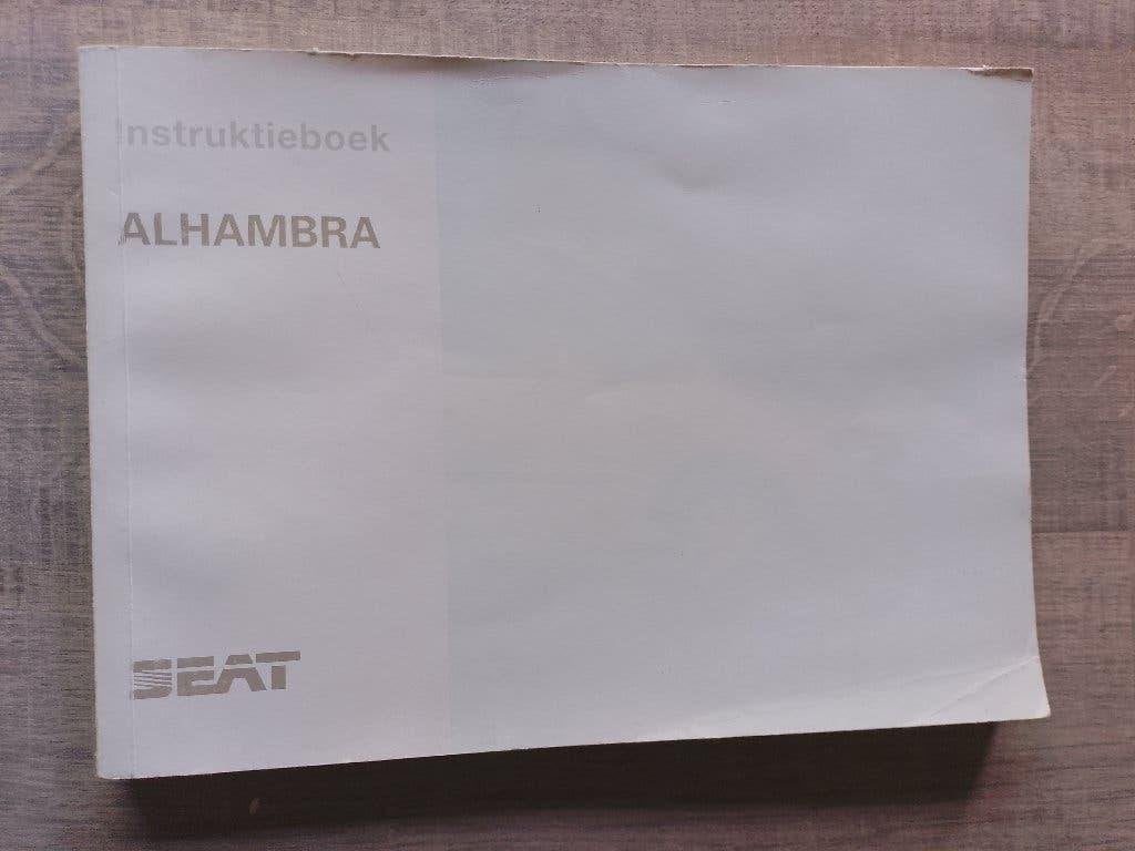 Instructieboekje - handleiding Seat Alhambra 1998, Ophalen of Verzenden
