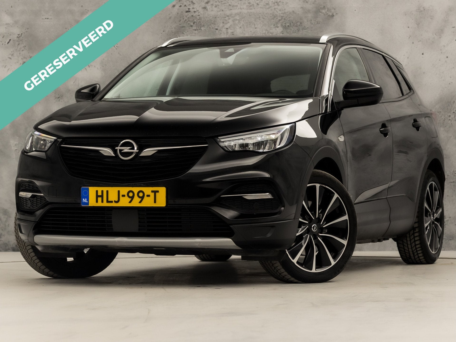 Opel Grandland X 1.6 Turbo Hybrid Innovation 229Pk Automaat, Auto's, 4 cilinders, Leder en Stof, Zwart, Plug-in hybride