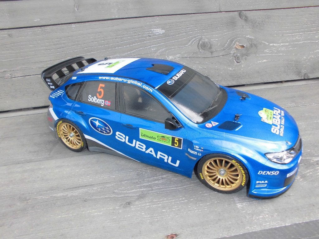TAMIYA SUBARU IMPREZA WRC 2008, Elektro, Ophalen of Verzenden, Zo goed als nieuw, Schaal 1:10