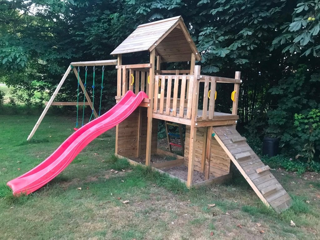 Jungle Gym speelhuis vrijwel nieuw, Ophalen, Zo goed als nieuw