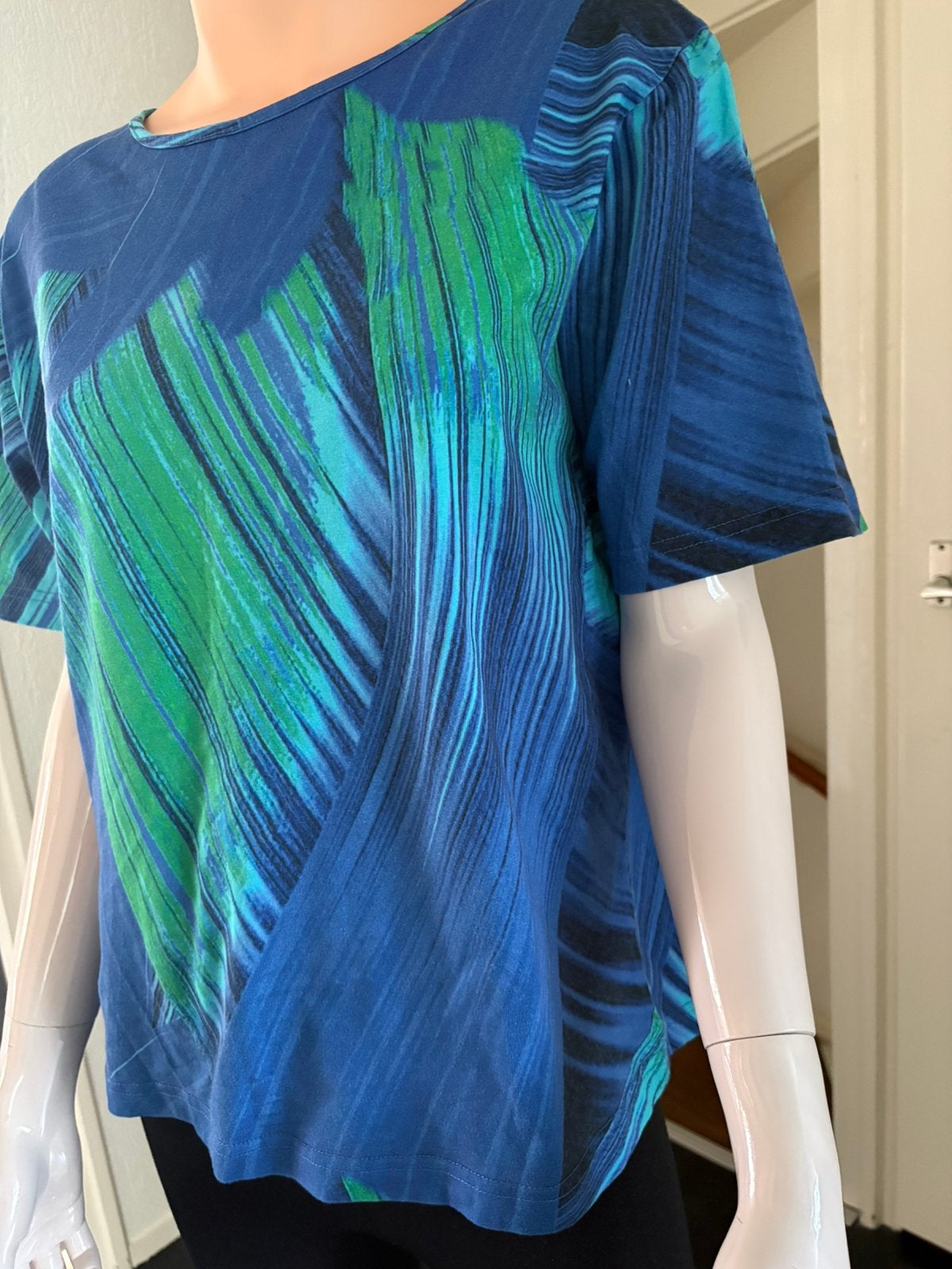 Skandika blauw shirt mt42-44 als nieuw!, Blauw, Maat 42/44 (L), Ophalen of Verzenden, Zo goed als nieuw