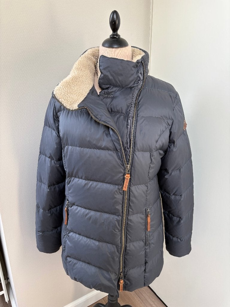 Jas winter dames van Moscow maat XL  ZGAN!!, Verzenden, Zo goed als nieuw, Maat 42/44 (L), Blauw
