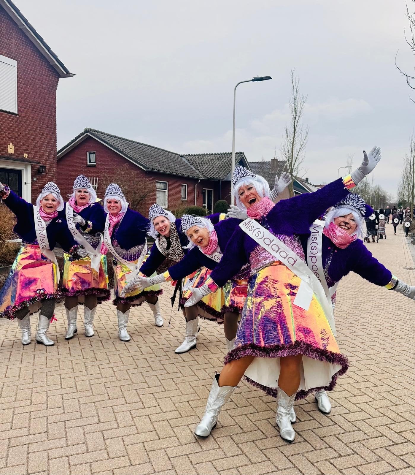 Carnavalskleding 'Mis(s) Verkiezing' - Complete set, Carnaval, Kleding, Ophalen, Maat 38/40 (M)