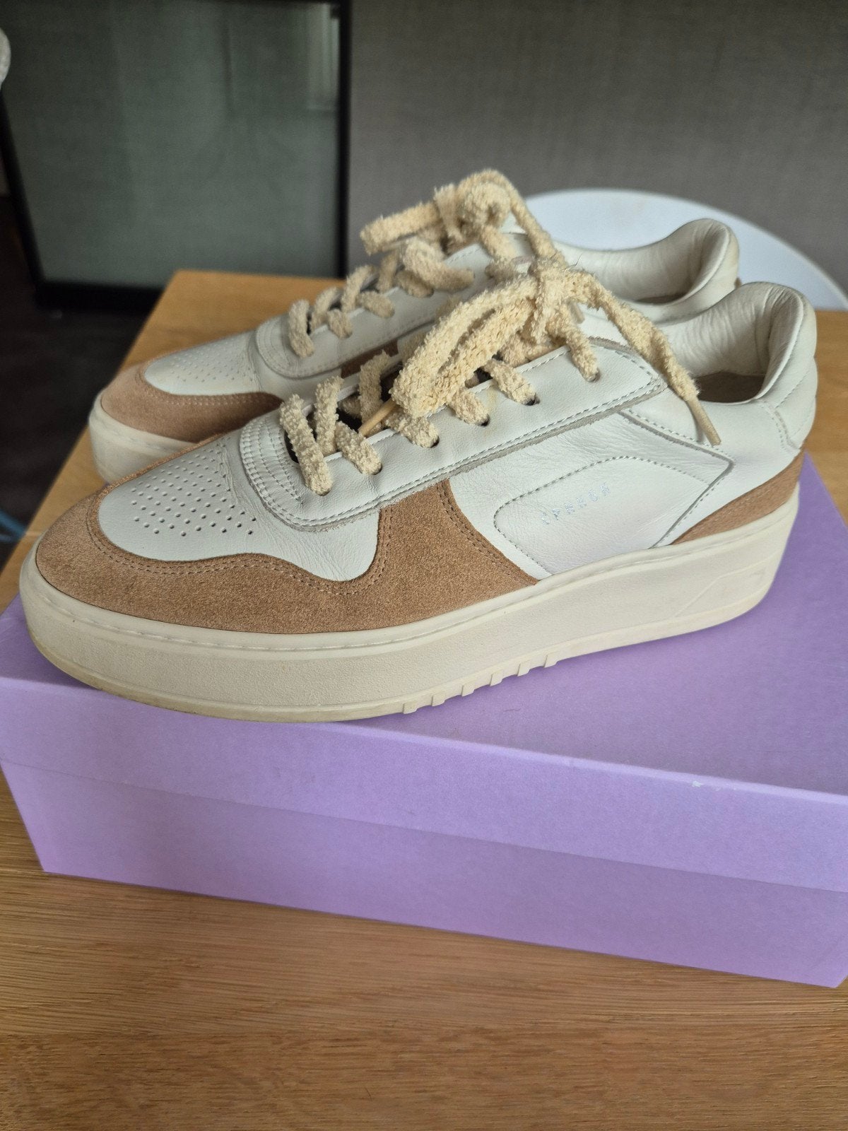 Copenhagen Studios Sneakers Maat 40 - Gedragen, Verzenden, Wit, Copenhagen Studio, Sneakers of Gympen