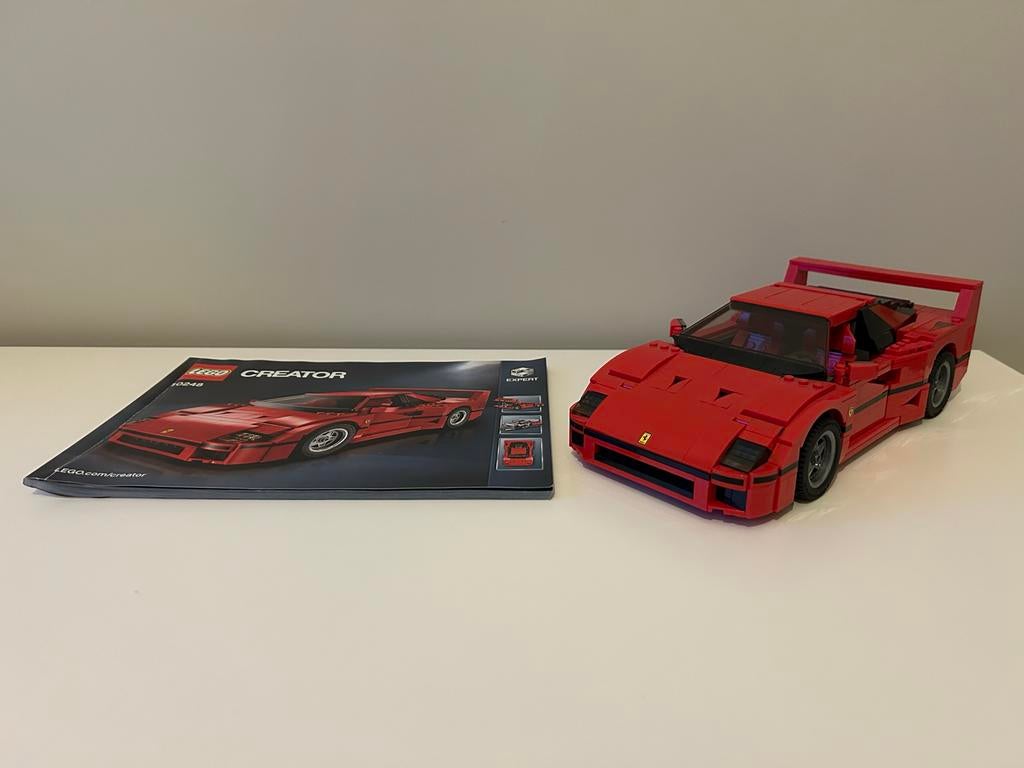 Lego 10248 Ferrari F40 Creator - Zo goed als nieuw, Lego, Ophalen of Verzenden, Zo goed als nieuw, Inclusief instructies