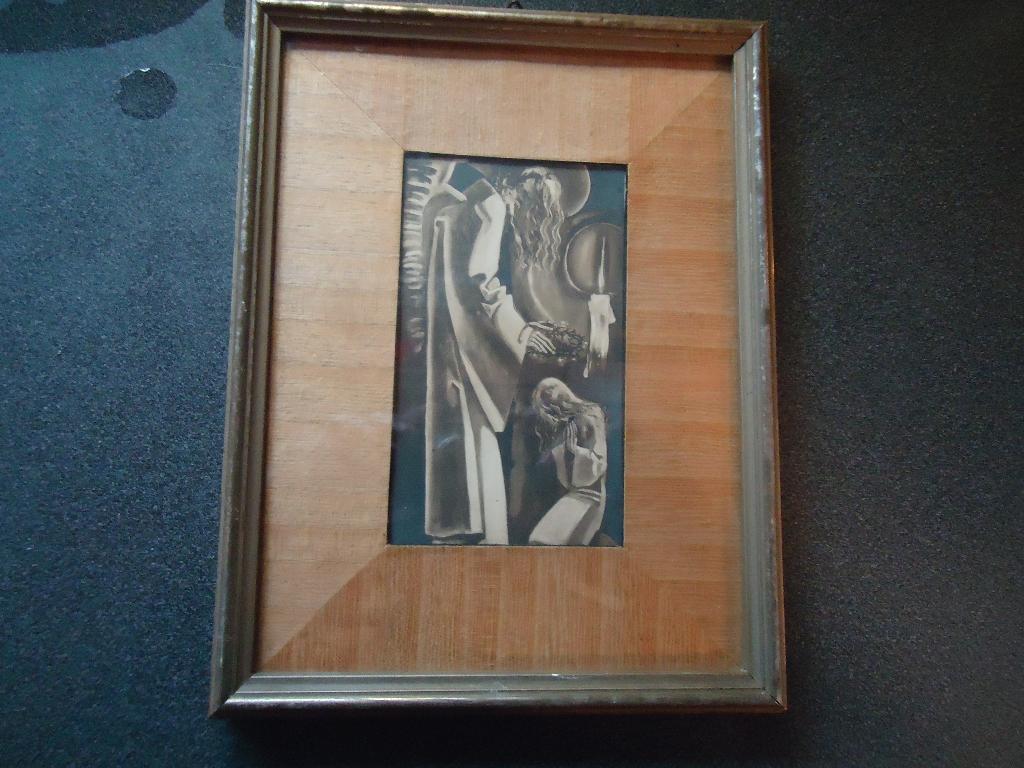 Fraai werk in lijst (Toorop) (Daranges), Antiek en Kunst, Verzenden, Mythologie, 1900 - 1949