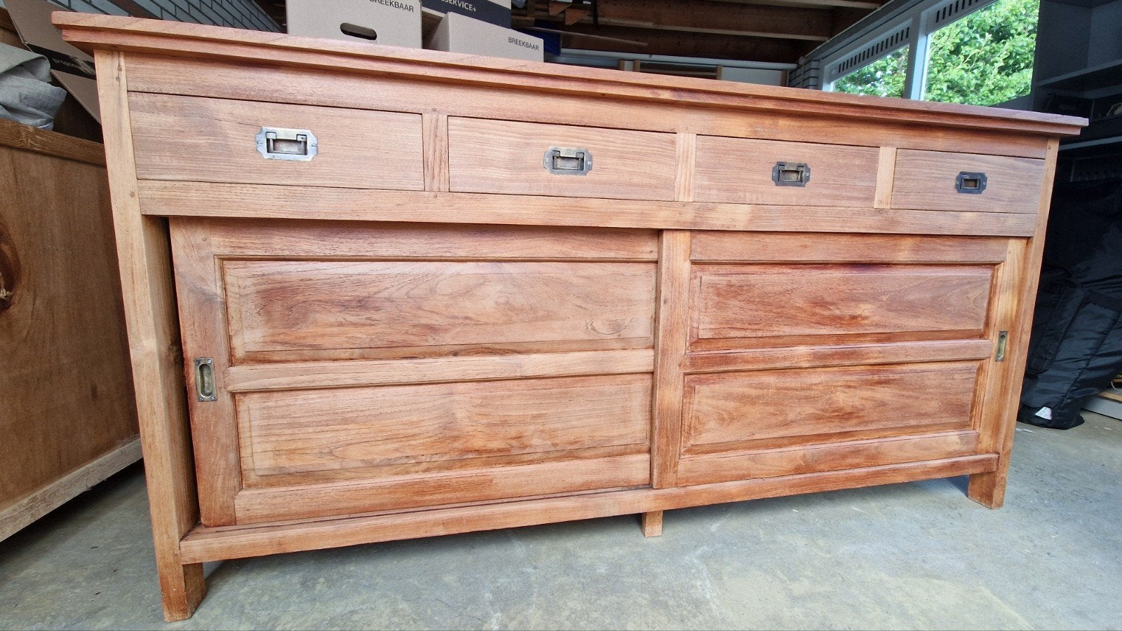 dressoir kast teak, Huis en Inrichting, Ophalen, Zo goed als nieuw, 25 tot 50 cm