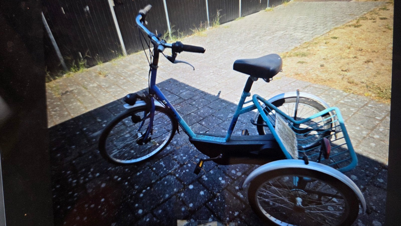driewieler fiets, Ophalen