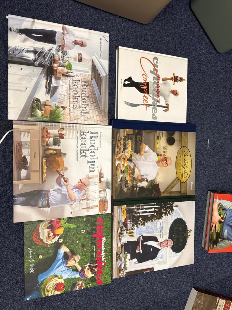 6x Kookboeken Rudolph van Veen - Diverse Titels, Boeken, Kookboeken, Ophalen of Verzenden, Europa, Hoofdgerechten