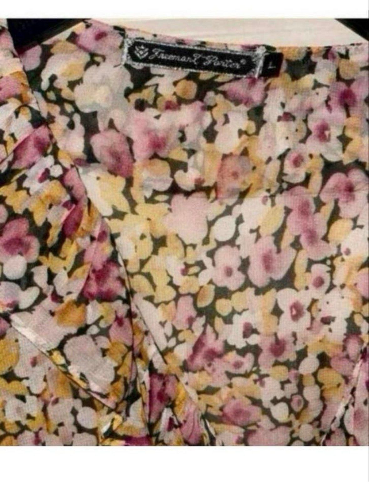 Freeman Porter Blouse Maat S - Bloemenprint, Ophalen of Verzenden, Gedragen, Maat 36 (S), Meerkleurig