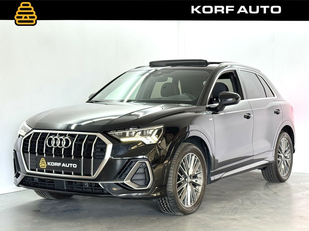 Audi Q3 45 TFSI quattro S Line 2x | Pano | B&O | Camera | Ma, Auto's, Gebruikt, Alcantara, Zwart, 14 km/l
