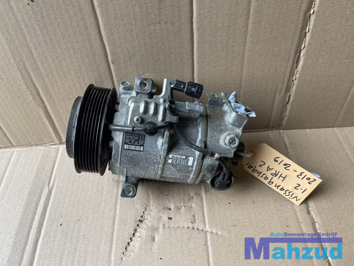NISSAN QASHQAI 1.2 HRA2 Aircopomp 926004EB0A, Takashima 1-chome 1-1
220-8686  Yokohama, Ophalen of Verzenden, NISSAN_SR@mail.nissan.co.jp