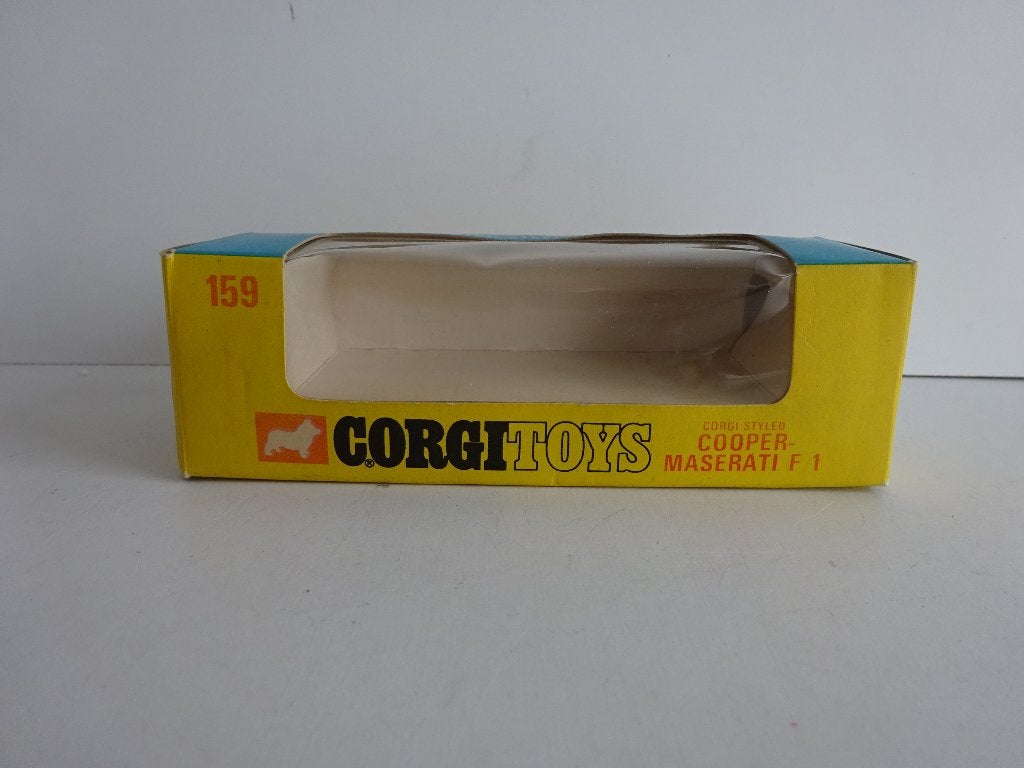 Corgi Toys 159 - Maserati - Uitsluitend origineel doosje, Hobby en Vrije tijd, Ophalen of Verzenden, Zo goed als nieuw, Auto, Corgi