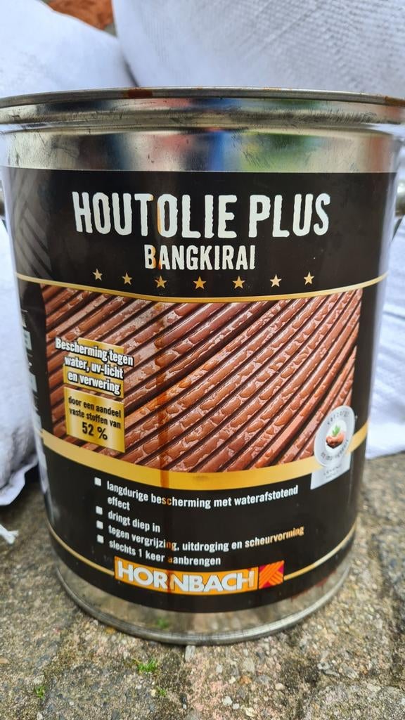 Houtolie Plus Bangkirai - Bescherming & Verfraaiing, Ophalen, Nieuw, Beits