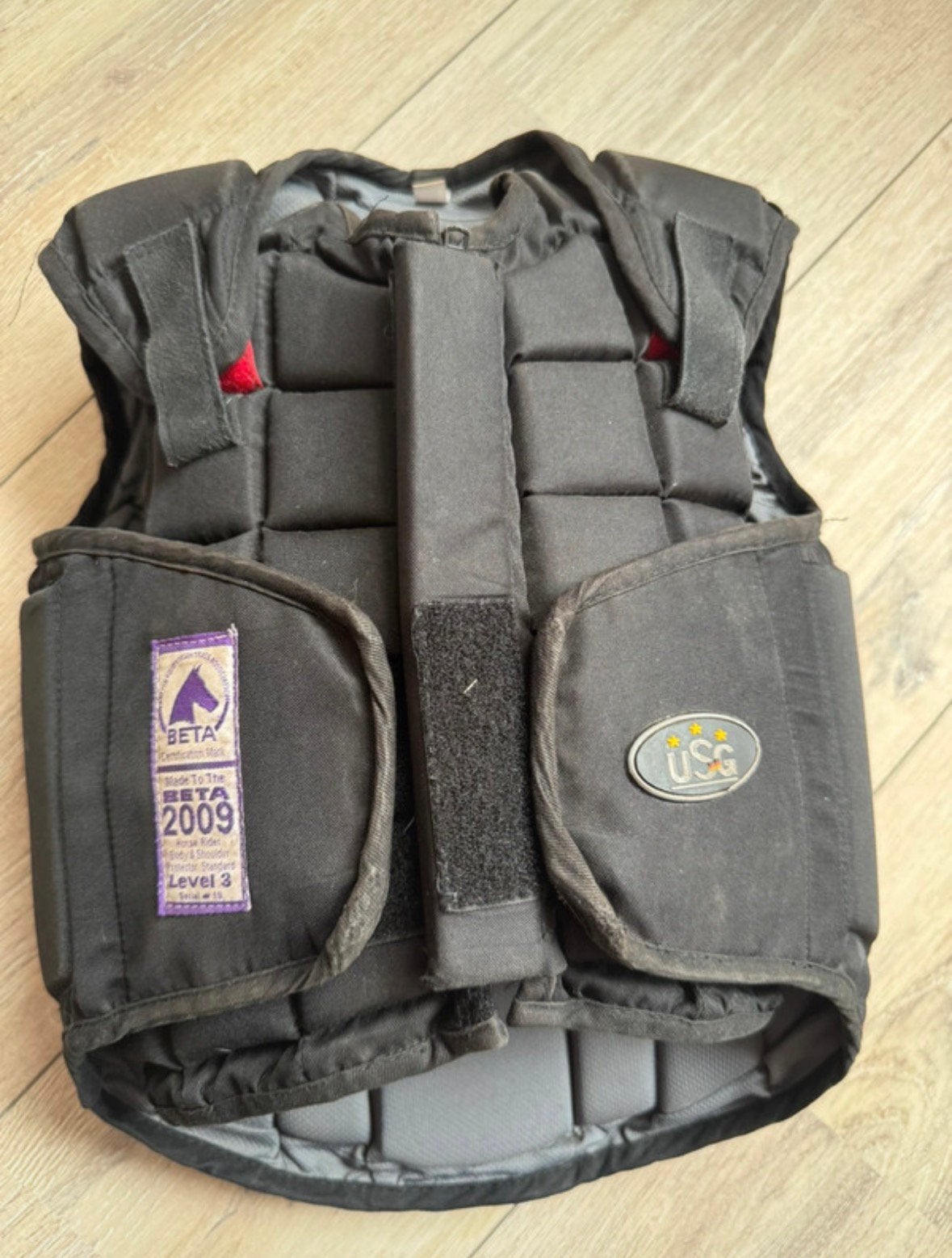 USG body protector Child maat S, Dieren en Toebehoren, Ophalen of Verzenden, Gebruikt, Bodyprotector