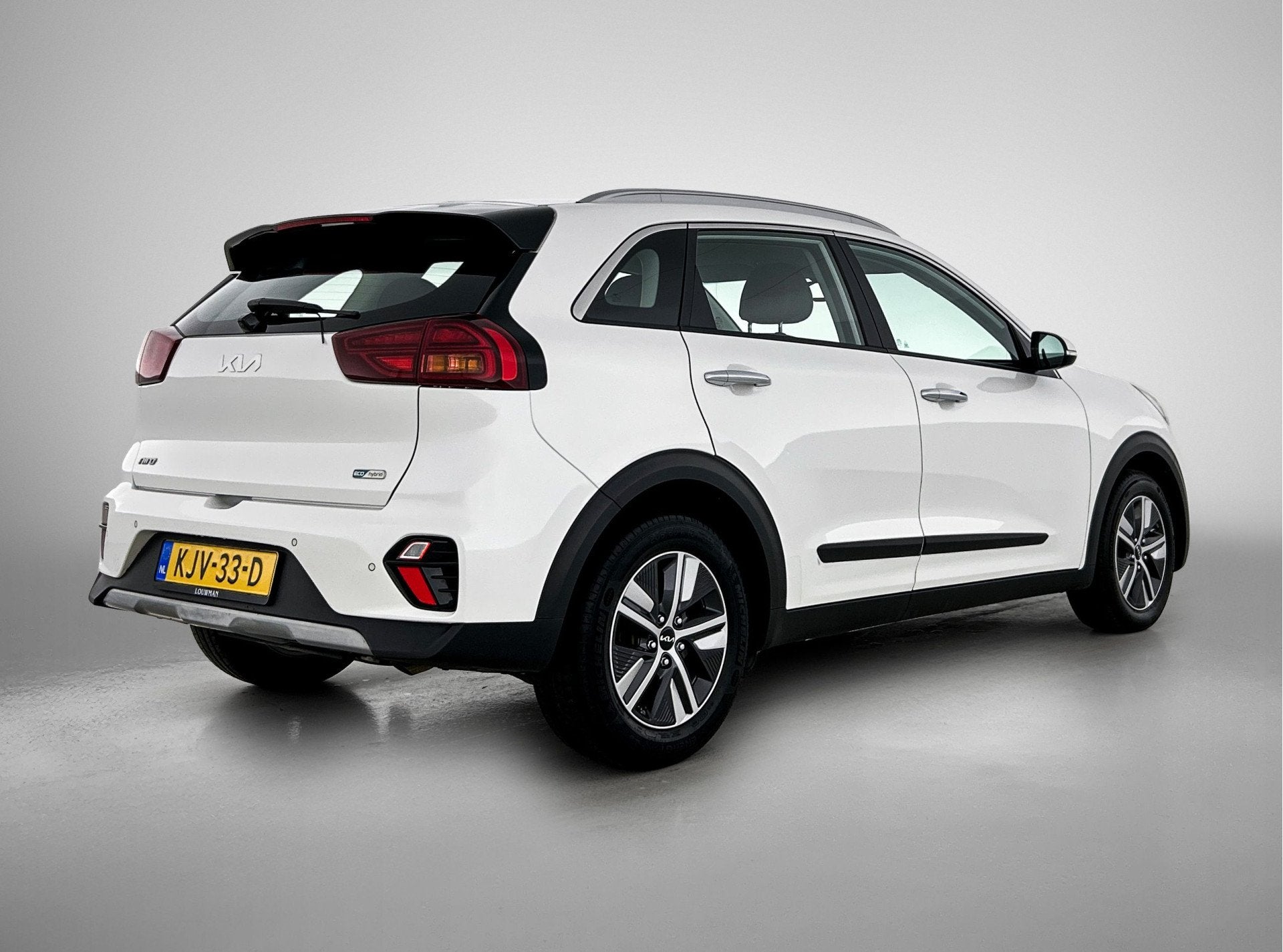 Kia Niro 1.6 GDi Hybrid DynamicLine | apple carplay | achter, 12 maanden, Gebruikt, Leder en Stof, Wit
