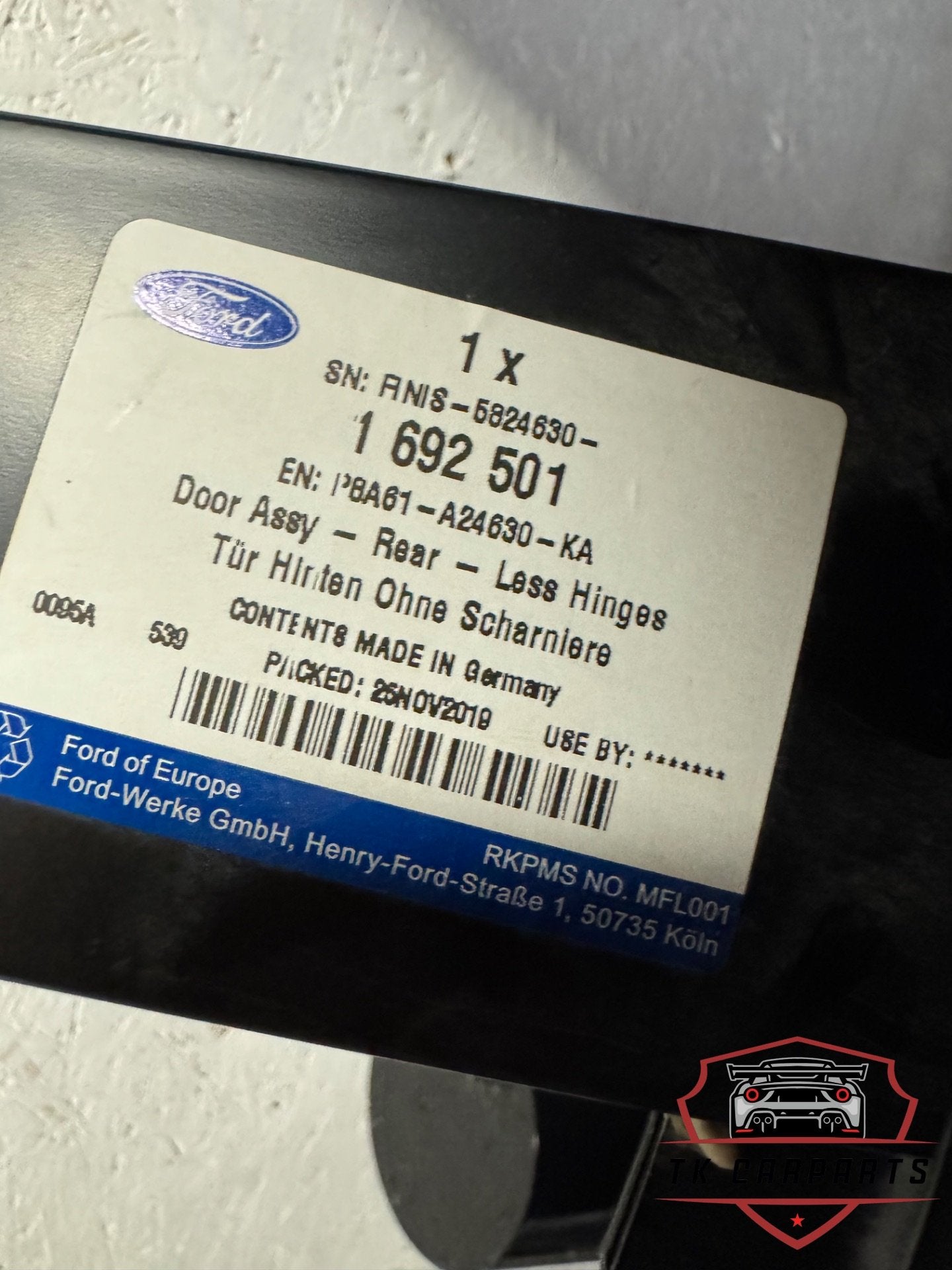 Nieuw ford fiesta rechts achter portier 1692501, Deur, Info@ford.com, Ophalen of Verzenden, Ford