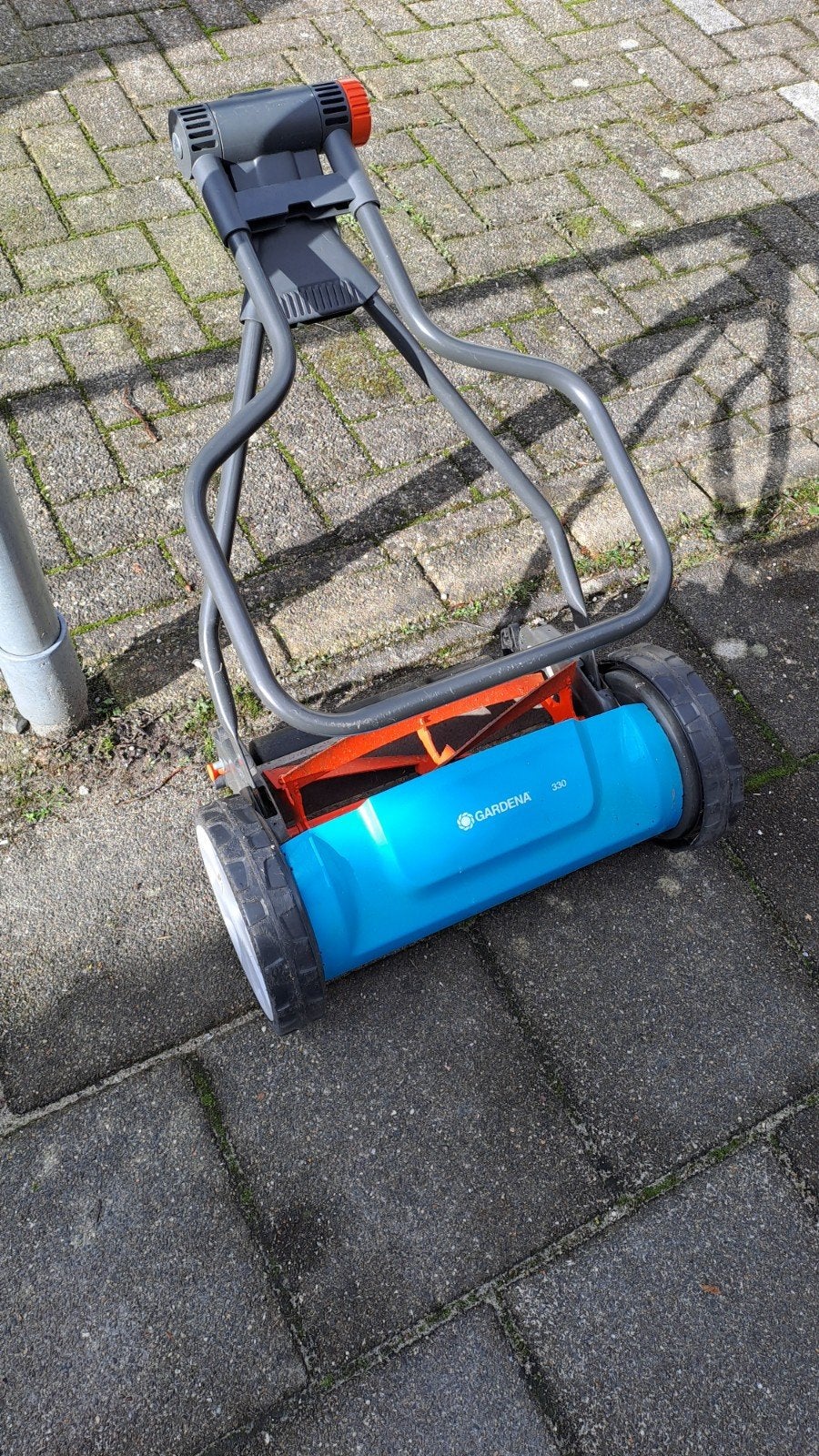 Gardena 330 Handgrasmaaier - gebruikt, Ophalen, Gebruikt, Handgrasmaaier, 30 t/m 39 cm