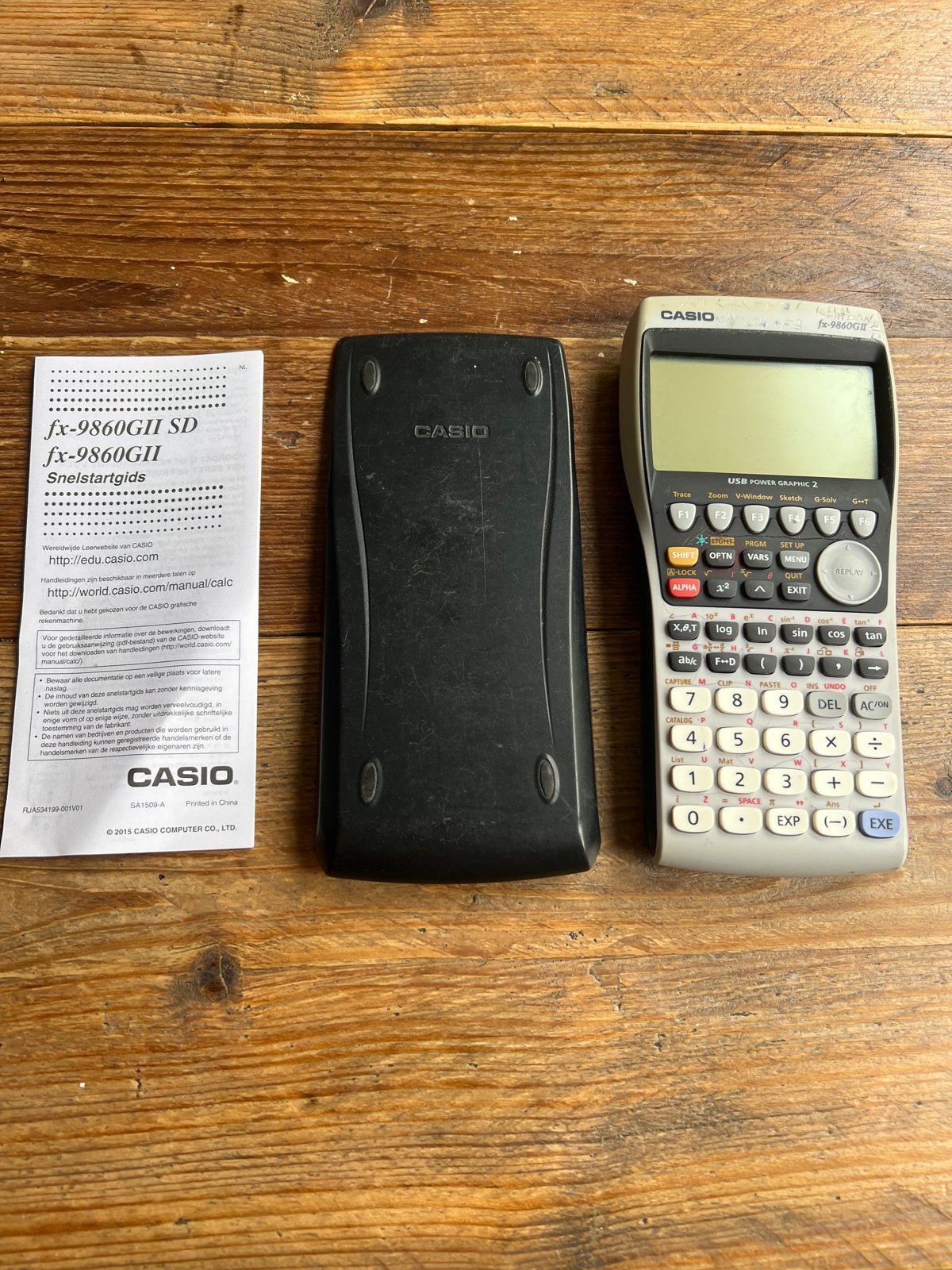 Casio fx-9860GII grafische rekenmachine netjes en werkend, Ophalen of Verzenden, Grafische rekenmachine, Gebruikt