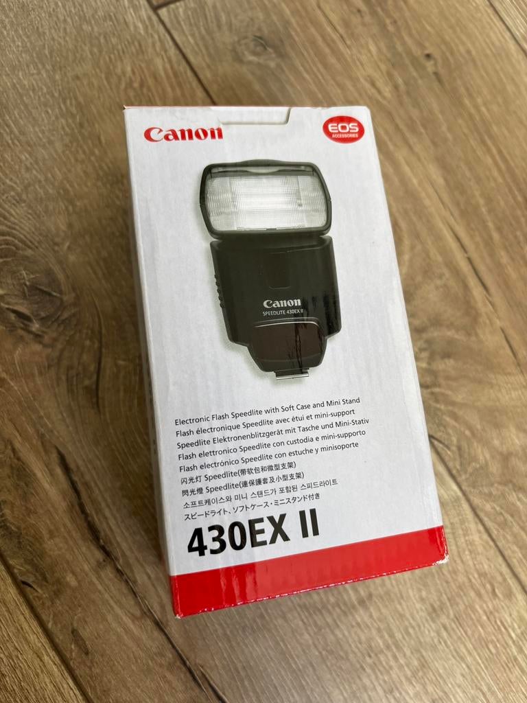 Mooie mobiele flitsset van Canon!, Audio, Tv en Foto, Fotografie | Flitsers, Ophalen, Zo goed als nieuw, Canon