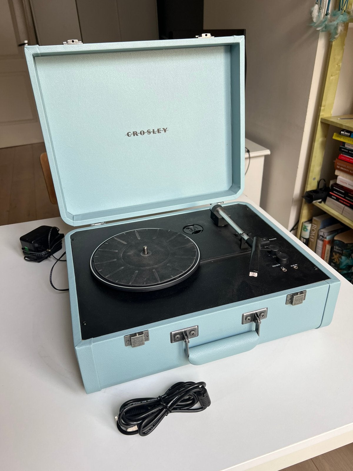 Draagbare platenspeler, Audio, Tv en Foto, Ophalen of Verzenden, Gebruikt, Platenspeler, Overige merken