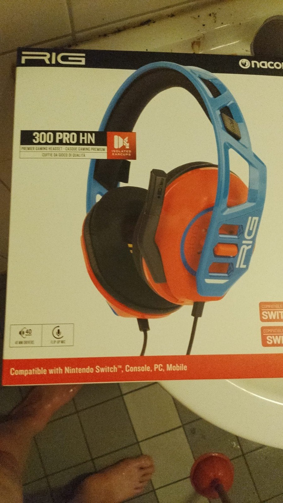 RIG 300 PRO HN Gaming Headset voor PC en PlayStation, Zo goed als nieuw, Headset, PC, Overige merken