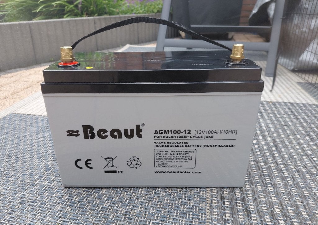 BEAUT ACCU - TYPE: AGM 100-12 - ONDERHOUDSVRIJ Z.G.A.N., Nieuw