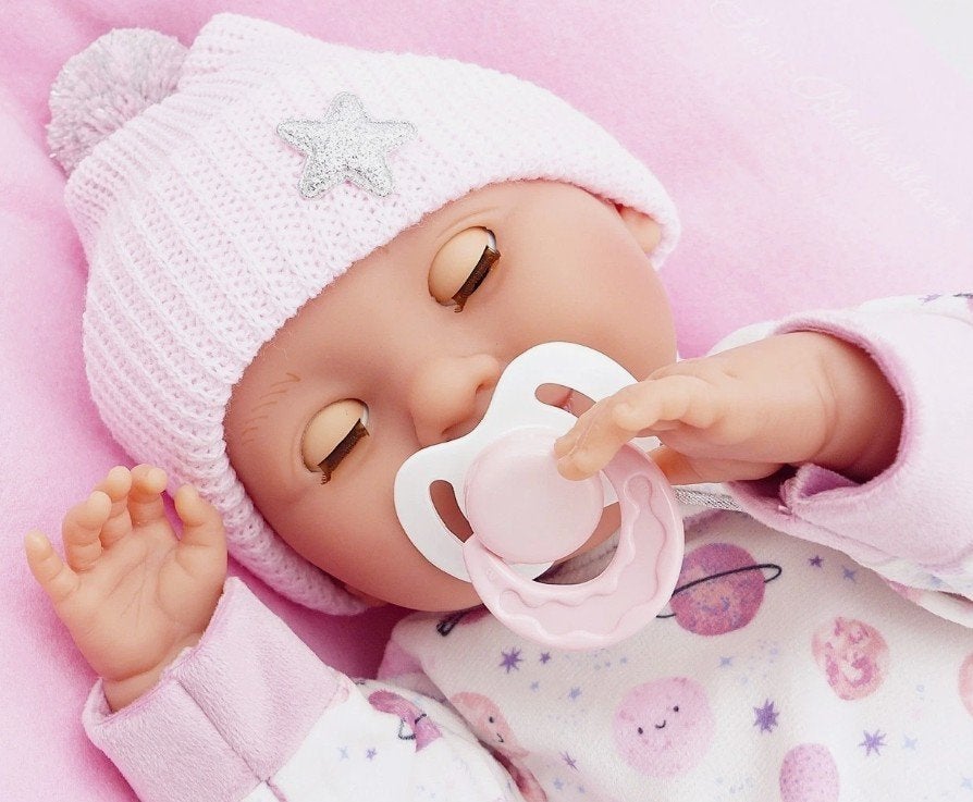 Llorens babypop soft body baby pop m slaapogen geluid speen, Nieuw, Ophalen of Verzenden, Leiden, Babypop