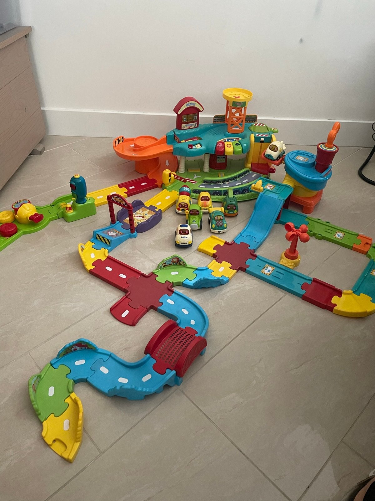 VTech Toet Toet Auto's Garage en vliegveld, Ophalen, Gebruikt