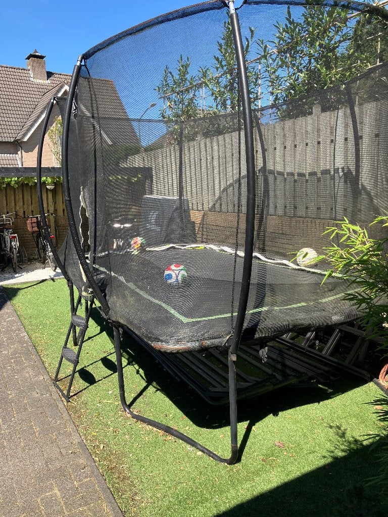 Trampoline te koop, Kinderen en Baby's, Speelgoed | Buiten | Trampolines, Ophalen, Gebruikt