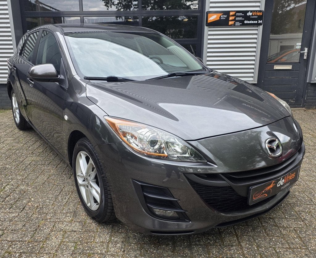 Mazda 3 1.6 Business Plus *CLIMA-APK-PDC*, Auto's, Mazda, Voorwielaandrijving, Stof, Gebruikt, Zwart